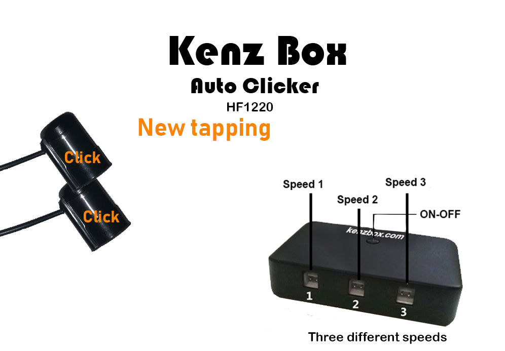 Kenz Box Auto clicker device HF1220 with 2 clickers new upgrade