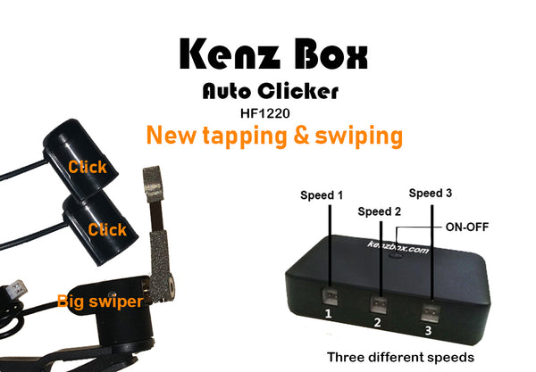 Kenz Box Auto clicker device HF1220 "Plus Swiping Head"