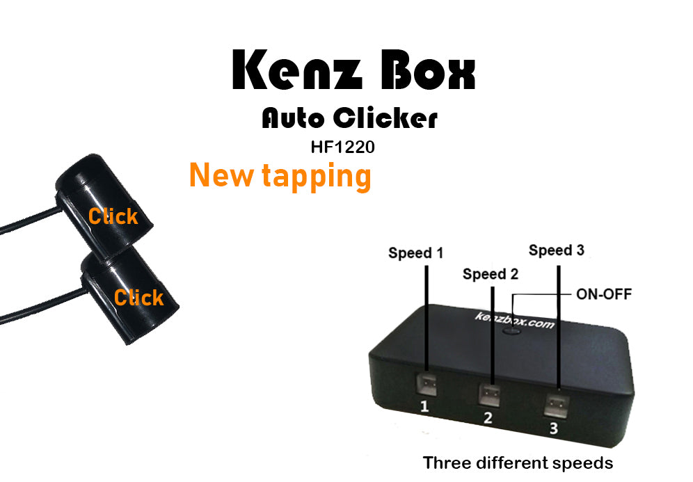 Kenz Box Auto clicker device HF1220 with 2 clickers 2022 upgrade