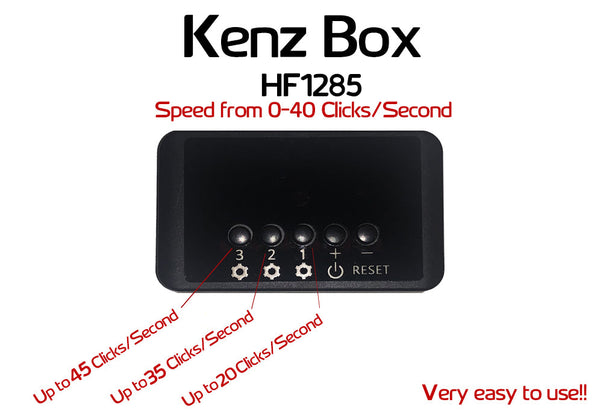 Kenz Box Auto clicker device HF1285 with 2 clickers 2022 upgrade